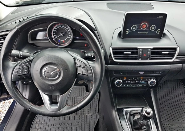 Mazda 3 cena 53900 przebieg: 121000, rok produkcji 2016 z Pieńsk małe 667